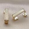 Oro Laminado Small Hoop, Gold Filled Style Diamond Cutting Finish, Golden Finish, 02.170.0513.12