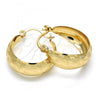 Oro Laminado Small Hoop, Gold Filled Style Polished, Golden Finish, 02.106.0014.20