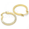 Oro Laminado Small Hoop, Gold Filled Style Diamond Cutting Finish, Golden Finish, 02.170.0197.1.25