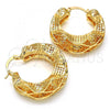 Oro Laminado Medium Hoop, Gold Filled Style Polished, Golden Finish, 02.170.0195.30