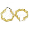 Oro Laminado Medium Hoop, Gold Filled Style Polished, Golden Finish, 02.170.0124.30