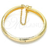 Oro Laminado Individual Bangle, Gold Filled Style Polished, Golden Finish, 07.168.0018.04 (06 MM Thickness, Size 4 - 2.25 Diameter)