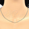 Oro Laminado Basic Necklace, Gold Filled Style Mariner Design, Polished, Golden Finish, 04.213.0133.22