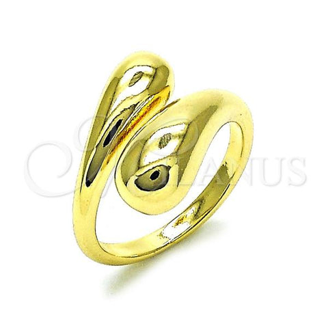 Oro Laminado Elegant Ring, Gold Filled Style Polished, Golden Finish, 01.163.0002