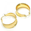 Oro Laminado Medium Hoop, Gold Filled Style Polished, Golden Finish, 02.261.0021.30
