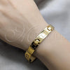 Stainless Steel Solid Bracelet, Polished, Golden Finish, 03.63.22956.09