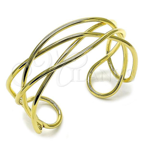 Oro Laminado Individual Bangle, Gold Filled Style Polished, Golden Finish, 07.428.0003