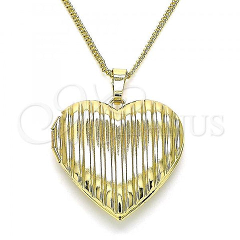 Oro Laminado Pendant Necklace, Gold Filled Style Polished, Golden Finish, 04.117.0036.20