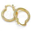 Oro Laminado Small Hoop, Gold Filled Style Polished, Golden Finish, 02.170.0205.20