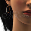 Oro Laminado Medium Hoop, Gold Filled Style Polished, Golden Finish, 5.134.011.25