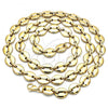 Oro Laminado Basic Necklace, Gold Filled Style Puff Mariner Design, Polished, Golden Finish, 04.116.0062.30