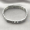 Stainless Steel Solid Bracelet, Polished, Steel Finish, 03.114.0311.2.09