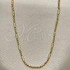 Oro Laminado Basic Necklace, Gold Filled Style Polished, Golden Finish, 04.213.0056.18