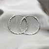 Sterling Silver Medium Hoop, Polished, Silver Finish, 02.409.0044.40