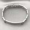 Stainless Steel Solid Bracelet, Polished, Steel Finish, 03.114.0245.2.09