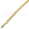 Oro Laminado Fancy Anklet, Gold Filled Style Polished, Golden Finish, 04.63.1362.10