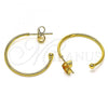 Oro Laminado Medium Hoop, Gold Filled Style Polished, Golden Finish, 5.124.024