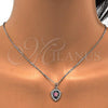 Rhodium Plated Pendant Necklace, Star Design, with Pink Opal and White Micro Pave, Polished, Rhodium Finish, 04.63.1325.5.18