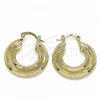 Oro Laminado Small Hoop, Gold Filled Style Polished, Golden Finish, 02.170.0288.25