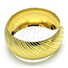 Oro Laminado Individual Bangle, Gold Filled Style Polished, Golden Finish, 07.168.0020 (30 MM Thickness, One size fits all)