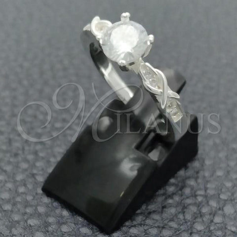Sterling Silver Wedding Ring, Polished, Silver Finish, 01.398.0007.07