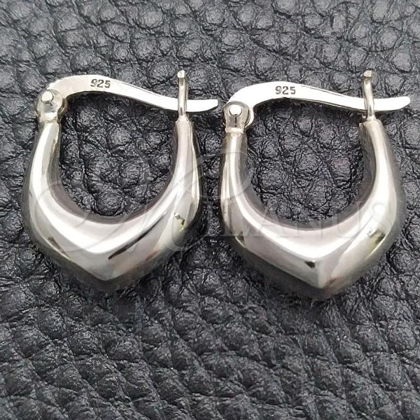 Sterling Silver Small Hoop, Polished, Silver Finish, 02.393.0021.10