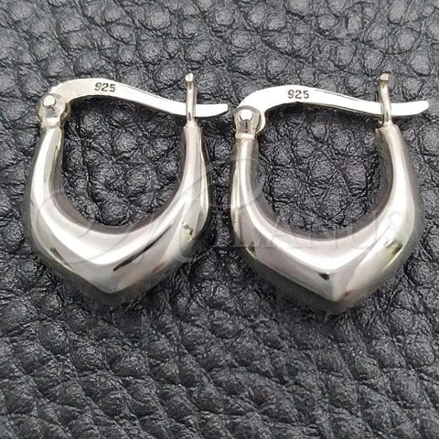Sterling Silver Small Hoop, Polished, Silver Finish, 02.393.0021.10