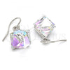Rhodium Plated Dangle Earring, with Crystal Swarovski Crystals, Polished, Rhodium Finish, 02.239.0002.6