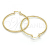 Oro Laminado Medium Hoop, Gold Filled Style Polished, Golden Finish, 5.134.009.35