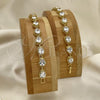 Oro Laminado Tennis Bracelet, Gold Filled Style Teardrop Design, with White Cubic Zirconia, Polished, Golden Finish, 03.210.0009.07