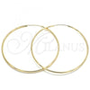 Oro Laminado Extra Large Hoop, Gold Filled Style Polished, Golden Finish, 02.170.0156.70