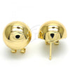 Oro Laminado Leverback Earring, Gold Filled Style Polished, Golden Finish, 02.163.0075