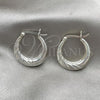 Sterling Silver Small Hoop, Polished, Silver Finish, 02.393.0002.20