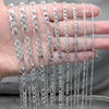 Sterling Silver Basic Anklet, Figaro Design, Polished, Silver Finish, 04.420.0016.10