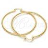 Oro Laminado Large Hoop, Gold Filled Style Polished, Golden Finish, 5.134.006.50