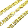 Oro Laminado Basic Bracelet, Gold Filled Style Mariner Design, Polished, Golden Finish, 5.222.022.08