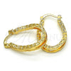 Oro Laminado Small Hoop, Gold Filled Style Polished, Golden Finish, 02.122.0094.20