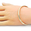 Oro Laminado Individual Bangle, Gold Filled Style Polished, Golden Finish, 07.213.0013.05