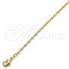 Oro Laminado Basic Necklace, Gold Filled Style Polished, Golden Finish, 04.213.0068.20