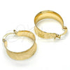 Oro Laminado Small Hoop, Gold Filled Style Polished, Golden Finish, 02.261.0021.20