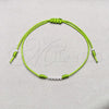 Sterling Silver Adjustable Bolo Bracelet, Ball Design, Green Leather Finish, Silver Finish, 03.426.0001.07