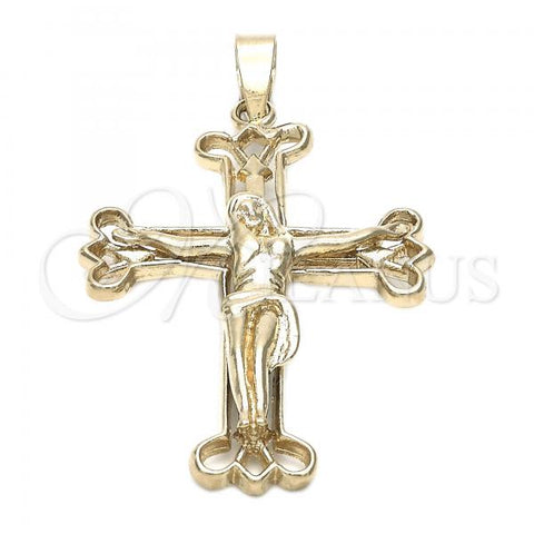 Oro Laminado Religious Pendant, Gold Filled Style Golden Finish, 5.188.021