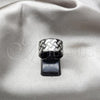 Stainless Steel Mens Ring, Polished, Black Rhodium Finish, 01.63.0677.08