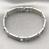 Stainless Steel Solid Bracelet, Polished, Steel Finish, 03.114.0340.2.08