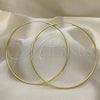 Oro Laminado Extra Large Hoop, Gold Filled Style Polished, Golden Finish, 02.170.0156.80