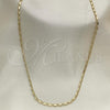 Oro Laminado Basic Necklace, Gold Filled Style Polished, Golden Finish, 04.213.0029.22