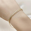 Oro Laminado Basic Bracelet, Gold Filled Style Curb Design, Polished, Golden Finish, 04.213.0237.08