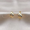 Oro Laminado Small Hoop, Gold Filled Style Chunky Design, Polished, Golden Finish, 02.213.0498.20
