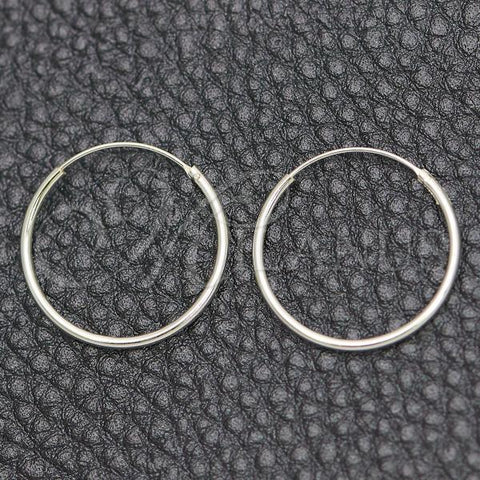 Sterling Silver Small Hoop, Polished, Silver Finish, 02.399.0010.20