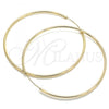 Oro Laminado Extra Large Hoop, Gold Filled Style Polished, Golden Finish, 02.170.0156.70